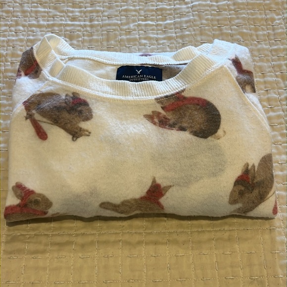 American Eagle Outfitters snow bunny pajamas, women’s size small - Picture 5 of 6